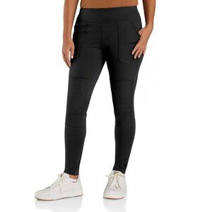 CARHARTT Women's Carhartt Force Midweight Pocket Legging Size XL In Black